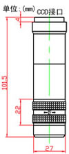 工業(yè)鏡頭尺寸圖