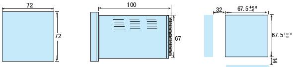 TE7溫控表|Toky東崎TE7經(jīng)濟(jì)型PID溫控表 外形尺寸 TE7溫控表|Toky東崎TE7經(jīng)濟(jì)型PID溫控表 外形尺寸